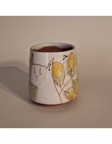 Tasse à café fleur rose