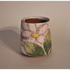 Tasse à café fleur rose 2
