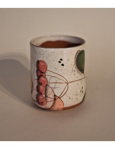 Tasse à café chat baies rouges