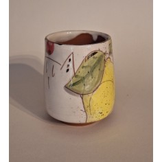 Tasse à café chat citron