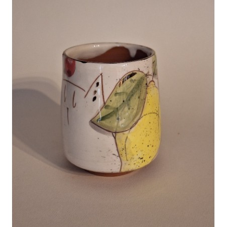 Tasse à café chat citron