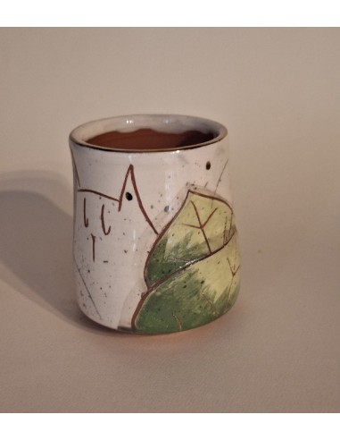 Tasse à café chat marguerite