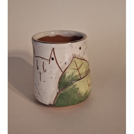 Tasse à café chat marguerite