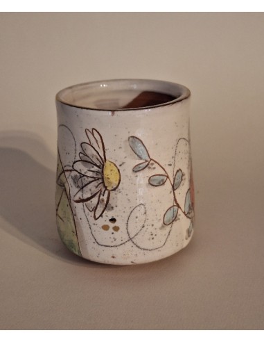 Tasse à café chat marguerite