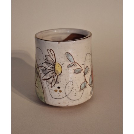 Tasse à café chat marguerite