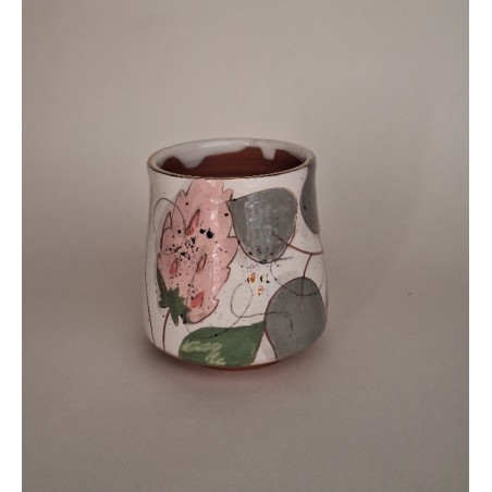 Tasse à café chat trèfle des près