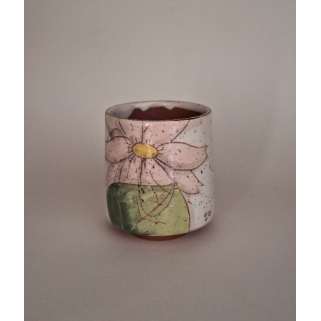 Tasse à café chat feuilles de ginko