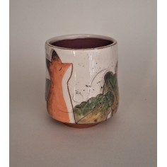 Tasse à café renard eucalyptus