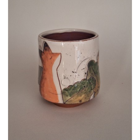 Tasse à café renard eucalyptus