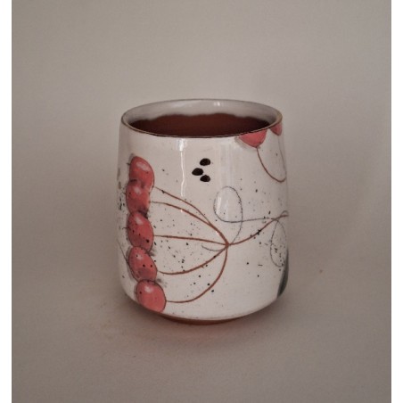 Tasse à café renard baies rouges
