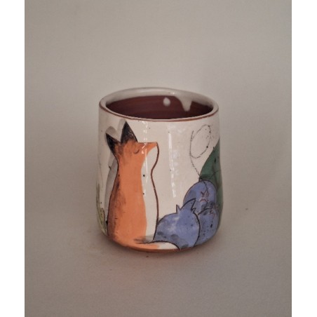 Tasse à café renard myrtilles