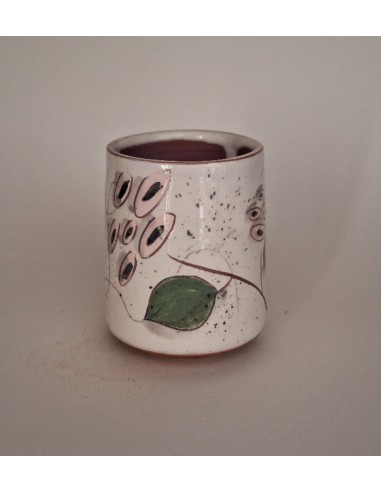 Tasse à café oiseau fleurs roses