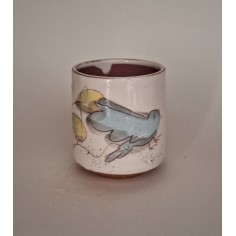 Tasse à café oiseau bleu