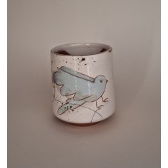 Tasse à café oiseau bleu...