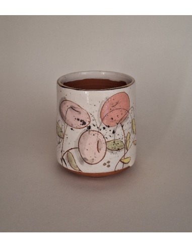 Tasse à café oiseau bleu bouquet