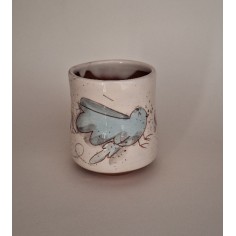 Tasse à café oiseau bleu