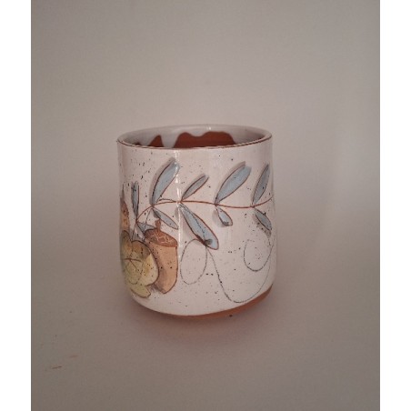 Mug chat feuille de chêne