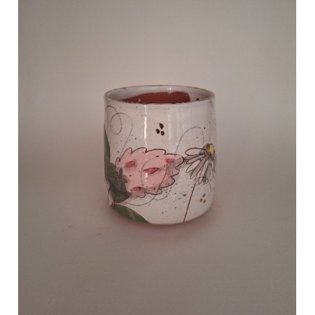 Mug chat fleur trèfle des près