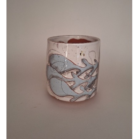 Mug chat fleur trèfle des près