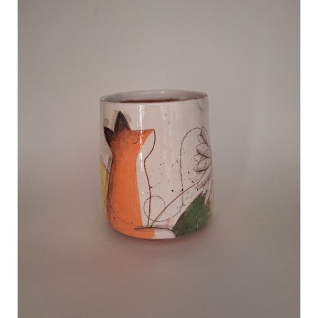 Mug renard pomme