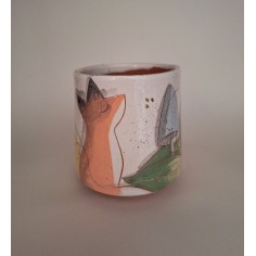 Mug renard pomme