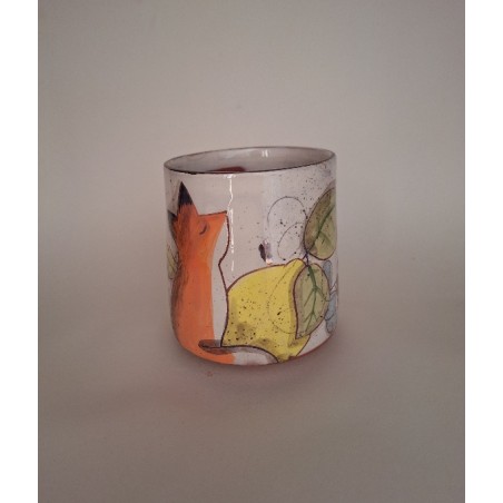 Mug renard feuille de chêne