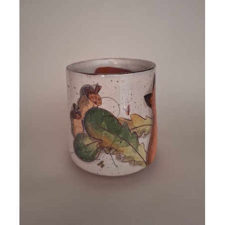 Mug renard feuille de chêne