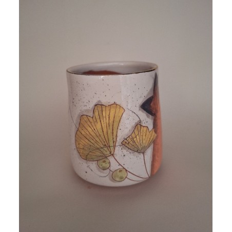 Mug renard feuilles de ginko