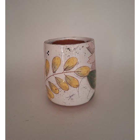 Mug oiseau rose fleur rose