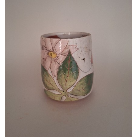 Mug oiseau rose fleur rose