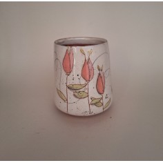 Mug oiseau bleu feuilles de... 2