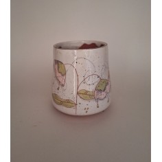 Mug oiseau bleu fleurs roses 2
