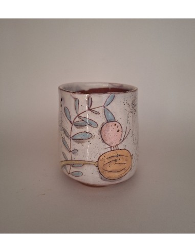 Mug oiseau jaune papillon