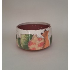 Bol renard papillon bleu