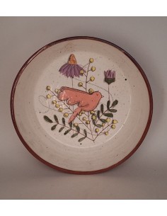 Assiette creuse oiseau