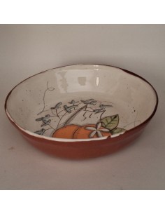 Assiette creuse chat oranges 2