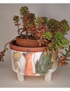 Grand cache pot renard