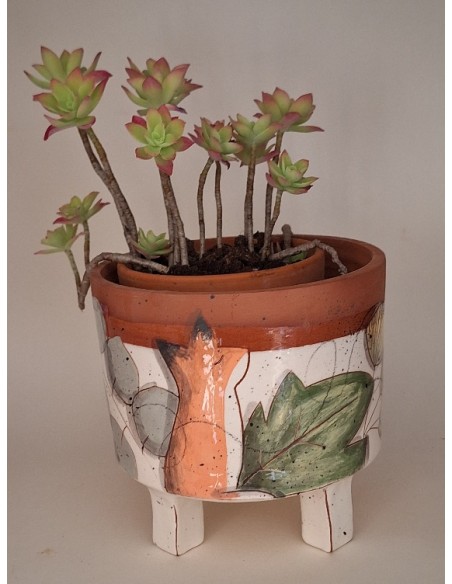 Petit cache-pot renard