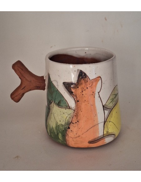 Mug anse renard citron