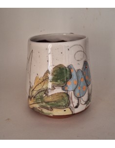 Mug anse chat champignons 2