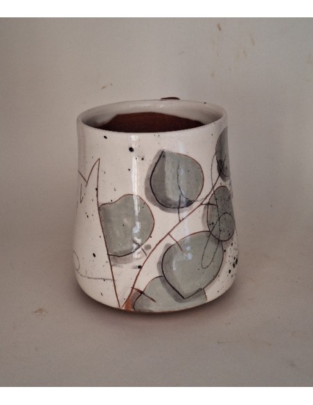 Mug anse chat fraise