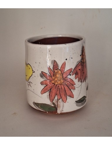 Mug anse oiseau jaune