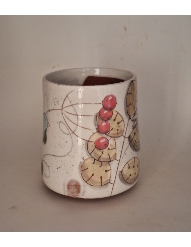 Mug anse oiseau bleu