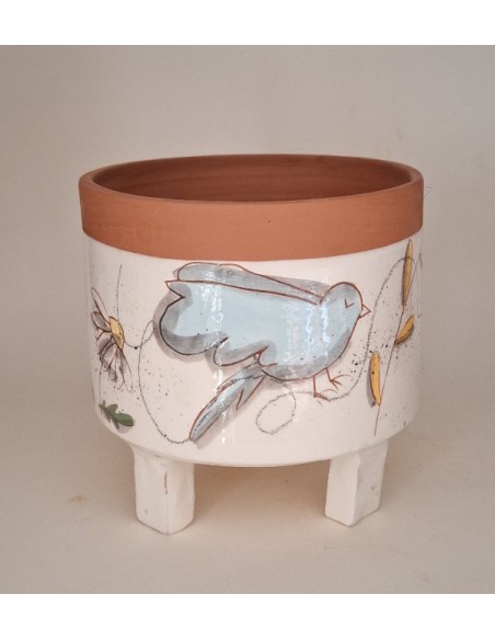 Petit cache-pot oiseau