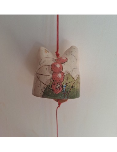 Cloche à vent ou furin "baies rouges"