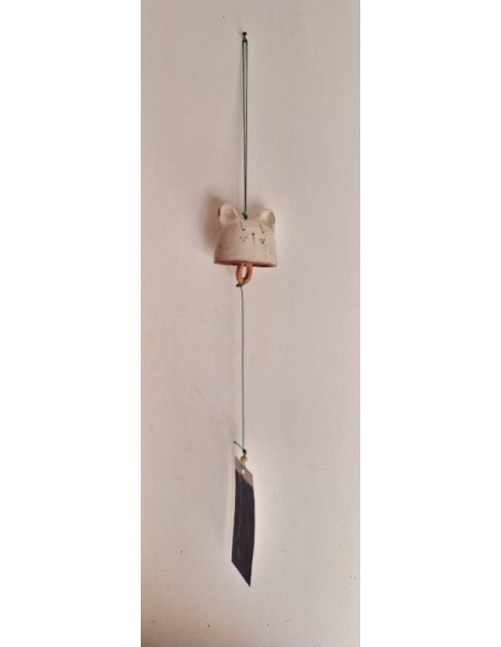 Cloche à vent ou furin "FLEUR ROSE"