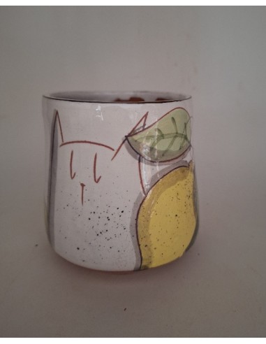 Mug chat citron