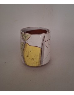 Tasse à café chat citron