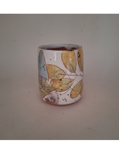 Tasse à café renard champignons